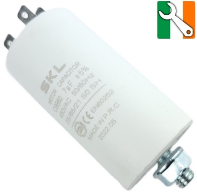 Hotpoint Tumble Dryer 7uF Capacitor (07-CP-7uF) Rep of Ireland Buy from Appliance Spare Parts Direct Ireland.