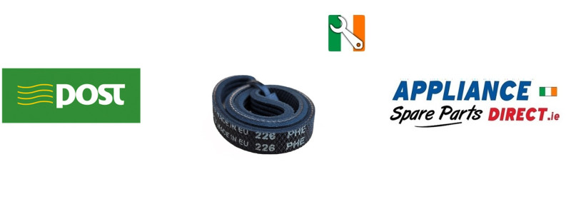 Flavel Tumble Dryer Belt  (226 PHE) -  An Post - Buy from Appliance Spare Parts Direct Ireland.