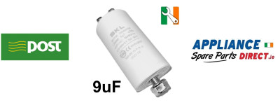 Electrolux Tumble Dryer 9uF Capacitor (07-CP-7uF) Buy from Appliance Spare Parts Direct Ireland.
