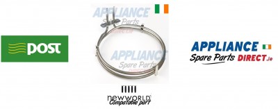 Compatible NewWorld Fan Oven Element Ireland Buy Online from Appliance Spare Parts Direct.ie, Co Laois Ireland.