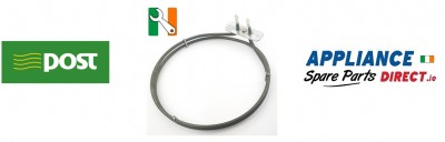 Beko Genuine Fan Oven Element (1800W) - Rep of Ireland - Buy Online from Appliance Spare Parts Direct.ie, Co Laois Ireland.