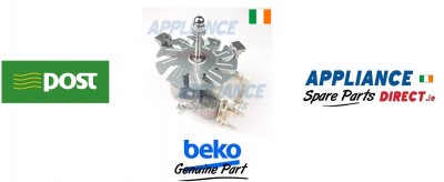 Genuine Beko Fan Oven Motor, Buy from Appliance Spare Parts Direct.ie, Co Laois Ireland.