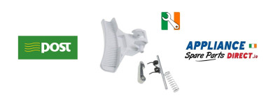 Zanussi Door Handle Kit Washing Machine (17-ZN-01) 4055304143 & Spare Parts Ireland - buy online from Appliance Spare Parts Direct, County Laois