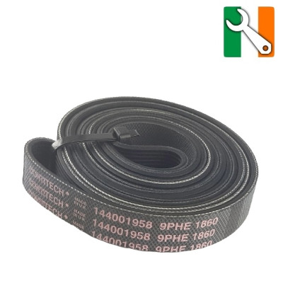 Indesit Tumble Dryer Belt  (1860 9PHE)   09-HP-11A Rep of Ireland Buy from Appliance Spare Parts Direct Ireland.