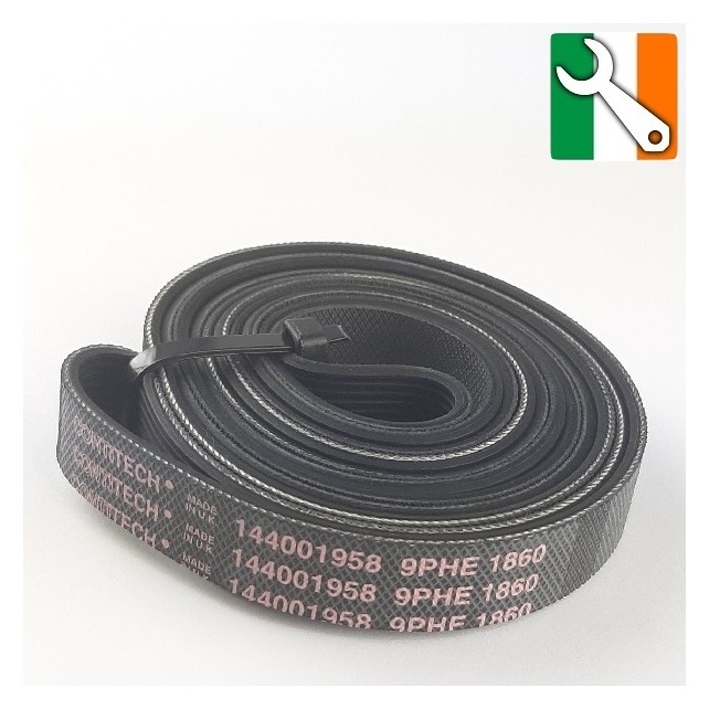 Hotpoint Indesit Tumble Dryer Belt  (1860 9PHE)   09-HP-11AG Buy from Appliance Spare Parts Direct Ireland.