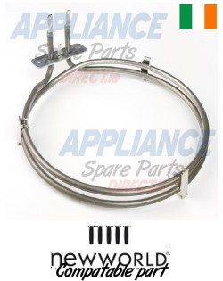 NewWorld Fan Oven Cooker Element Ireland Nationwide, Buy Online from Appliance Spare Parts Direct.ie, Co. Laois Ireland.
