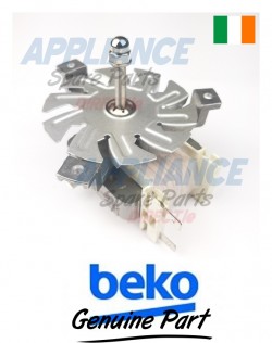Replacement Genuine Beko Fan Oven Motor,  Buy Online from Appliance Spare Parts Direct.ie, Co. Laois Ireland.